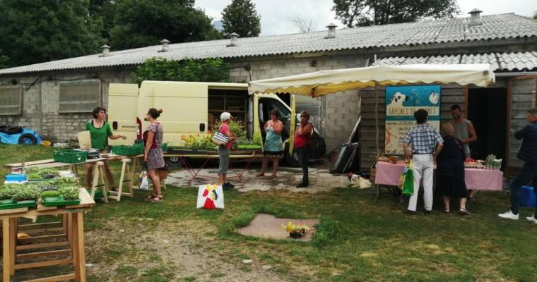 Nouveau marché de paysans et d’artisans locaux à Roizon le haut