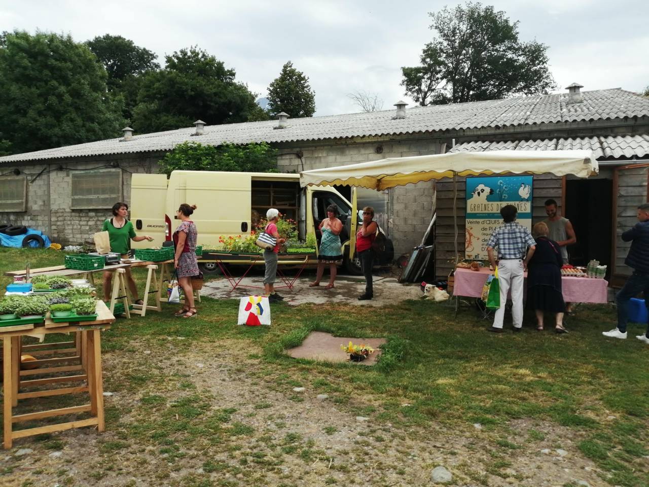 Nouveau marché de paysans et d’artisans locaux à Roizon le haut