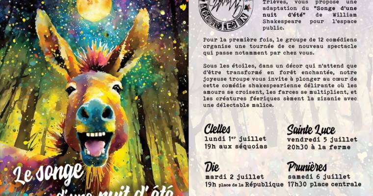 Le Songe d’une nuit d’été : c’est ce vendredi chez Lucette!