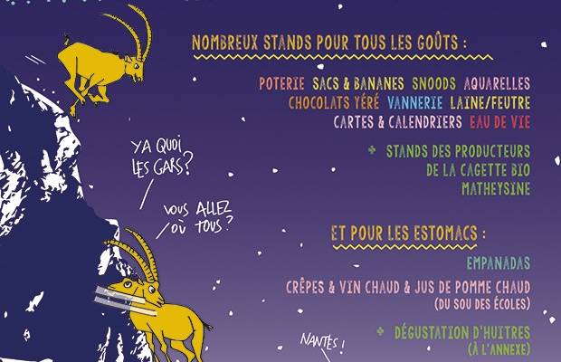 Marché de Noël de la Cagette bio Matheysine